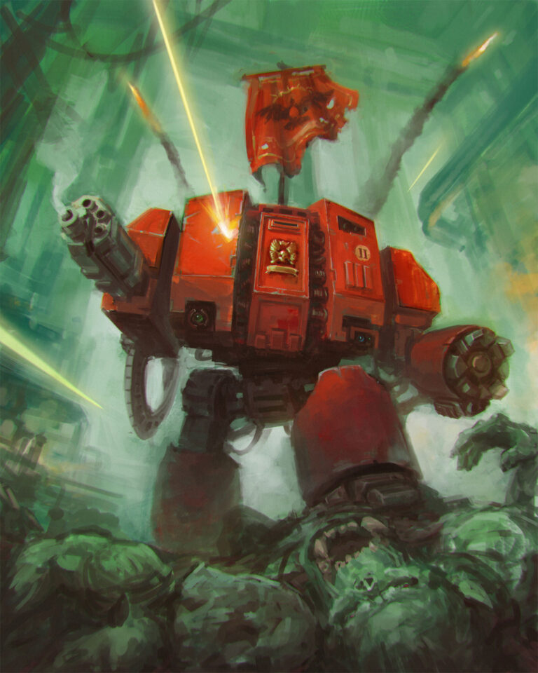 Blood Raven Dreadnought by Victor Kevruh 