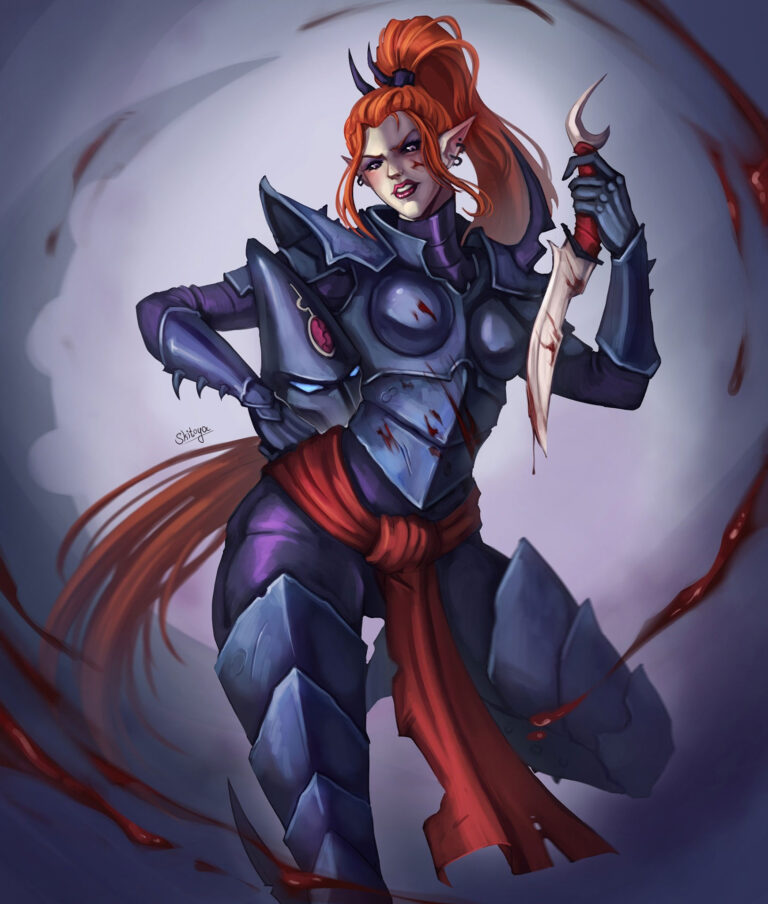 Kabalite Warrior by Vesta Menyachikhina 
