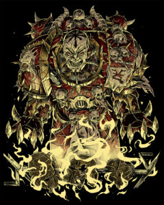 Khorne Space Marine by Nikita Shalaginov