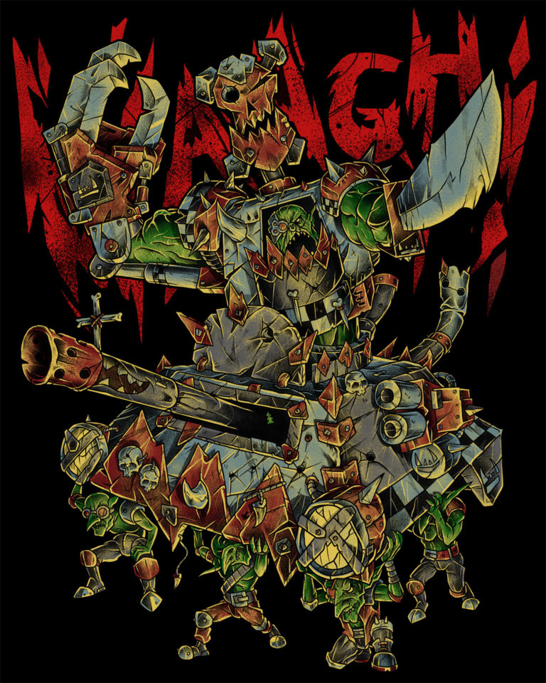 Ork Warboss by Nikita Shalaginov 