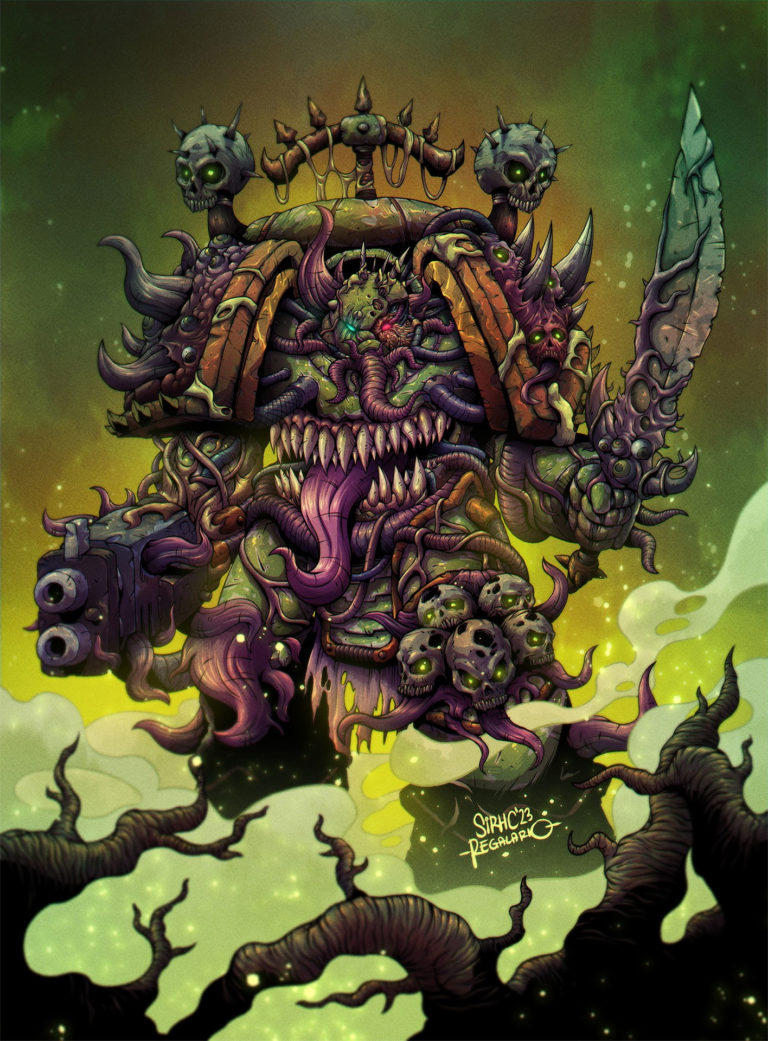 Plague Marine by Christopher Regalario 