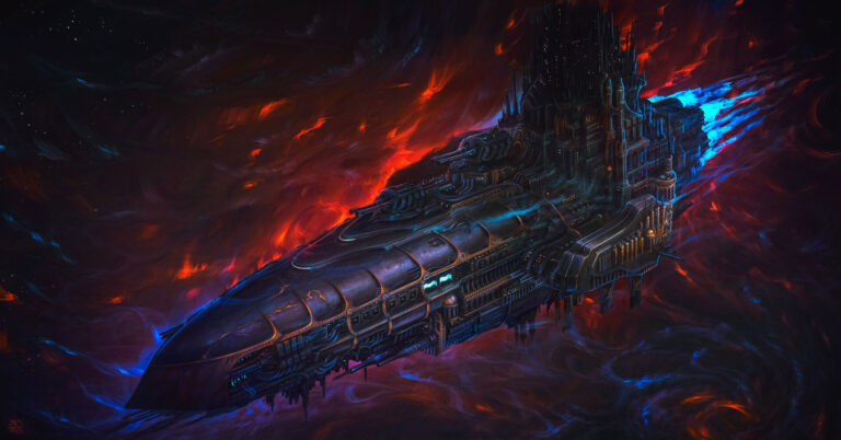 Rogue Traders Starship by Dmitrii Ustinov 
