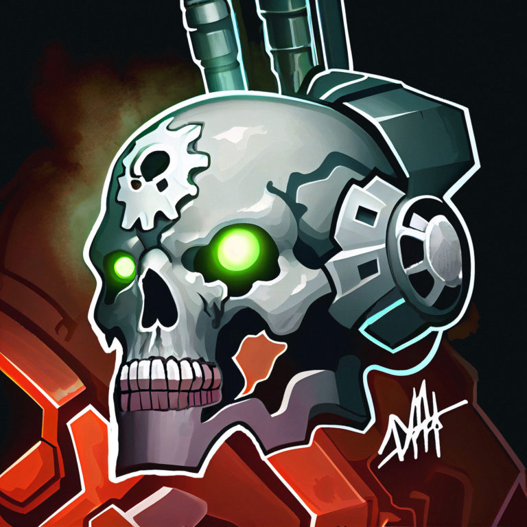 Servo-Skull by Vlad Parkhomenko 