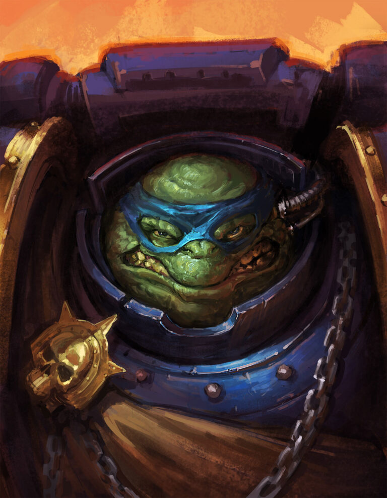 Space Turtle by Victor Kevruh 