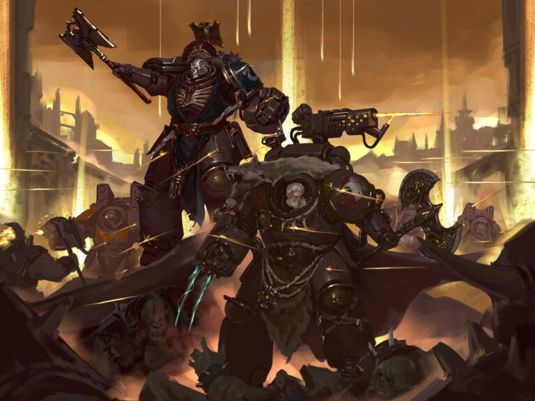 Ultramarines and Space Wolves by Phi Nguyễn 