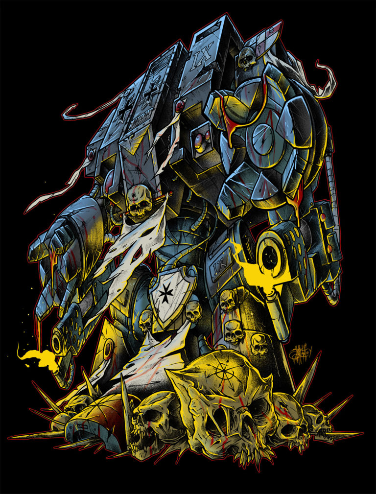 Warhammer Dreadnought by Nikita Shalaginov 