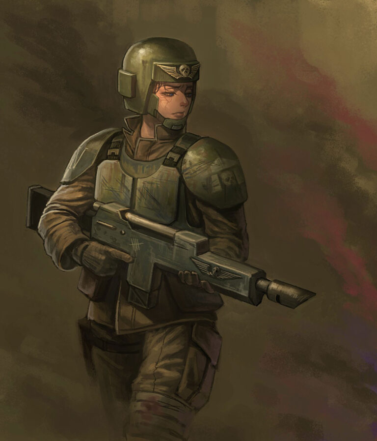 Cadian Guardsmen by EKA 
