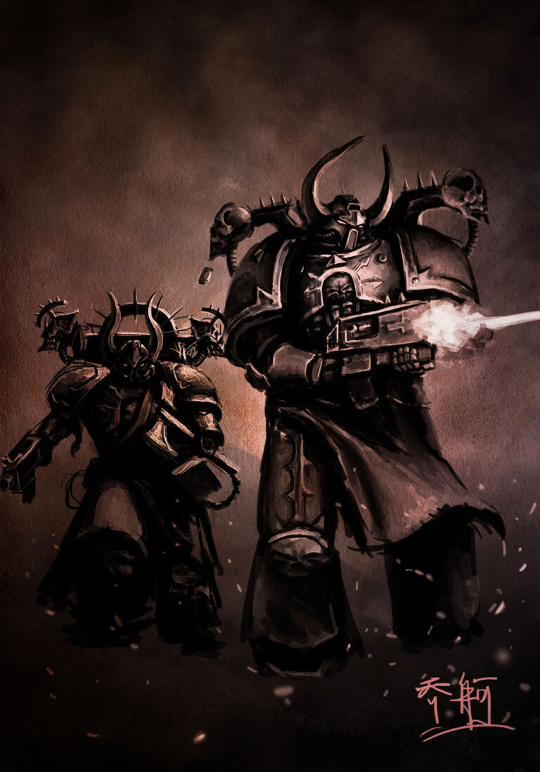 Chaos Space Marines by Ge Qiao