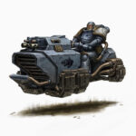 Space Wolves Grav-Bike by Tim Remin (timremin)
