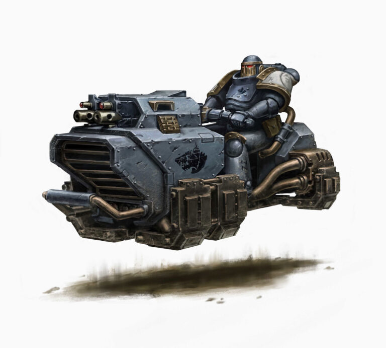 Space Wolves Grav-Bike by Tim Remin 