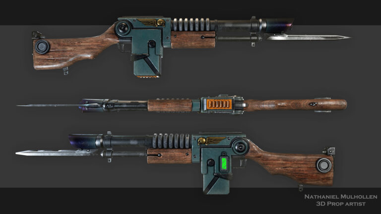 Hellbore Lasgun by Nathan Mulhollen