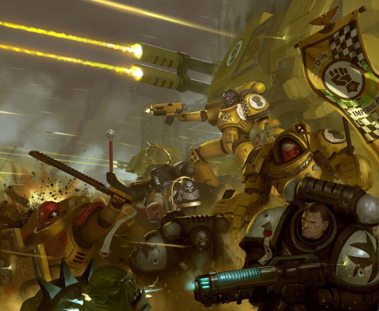 Imperial Fists and Black Templars by Bozhko Dimitrov 