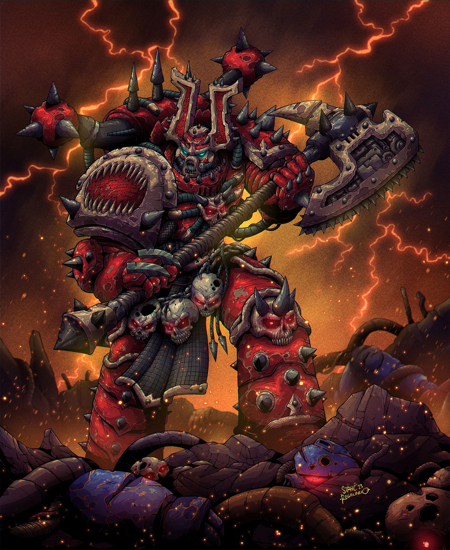Khorne Berzerkers Art Khorne Berzerkers Art