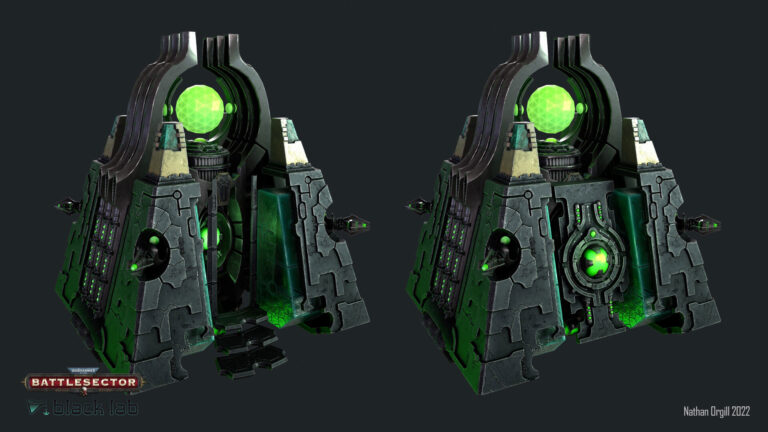 Necron Monolith by Nathan Orgill