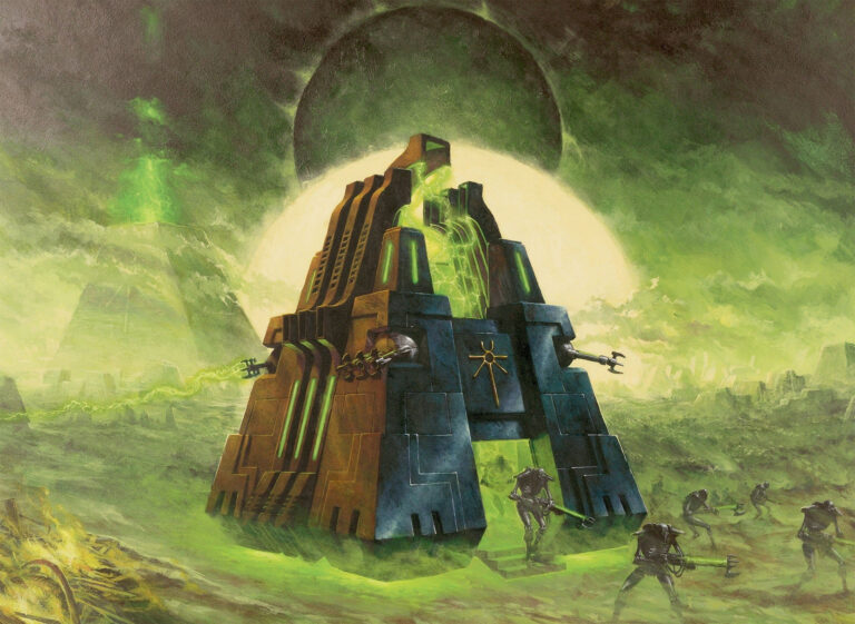 Necron Monolith by Karl Kopinski 