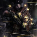 Ogryn Taking Fire by Miguel Iglesias (art.of.migueliglesias | MIglesiasArt)