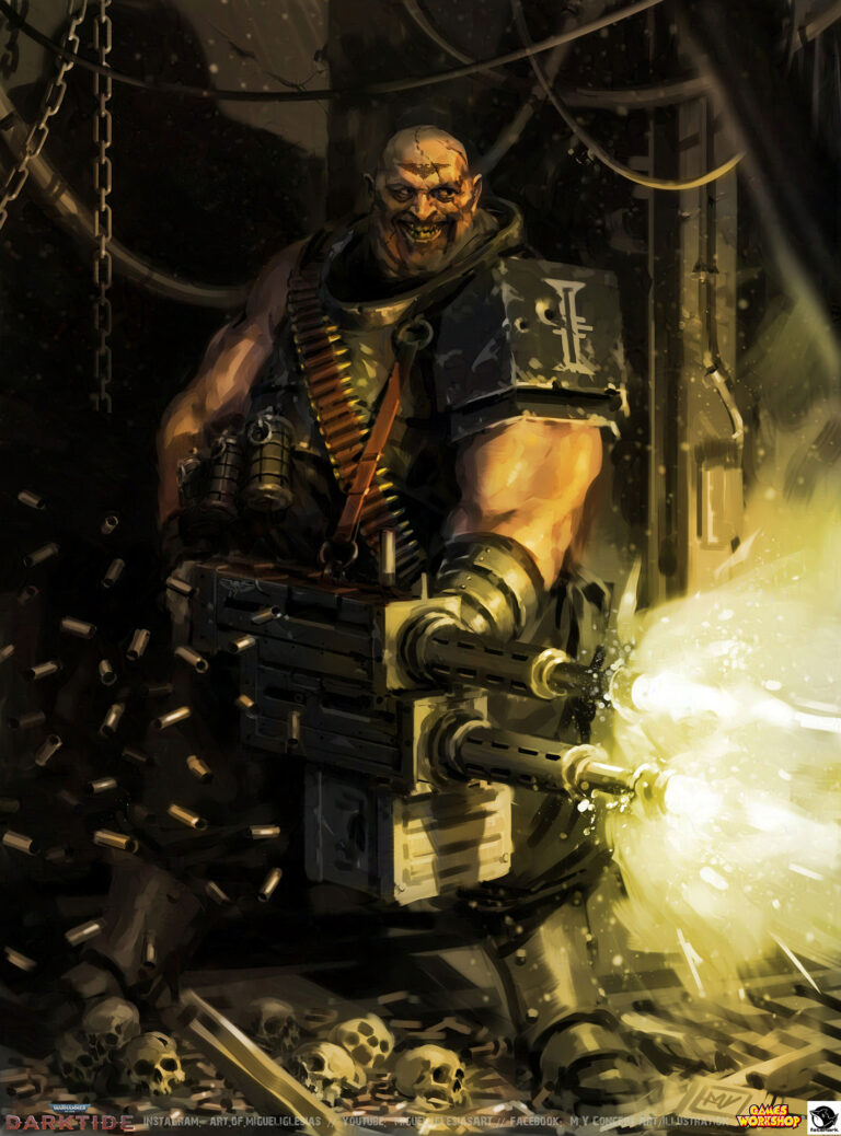 Full Auto Ogryn by Miguel Iglesias 