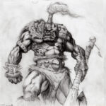 Ork Sketch by John Walters (jwalters.infinity | pommypixelpainter)