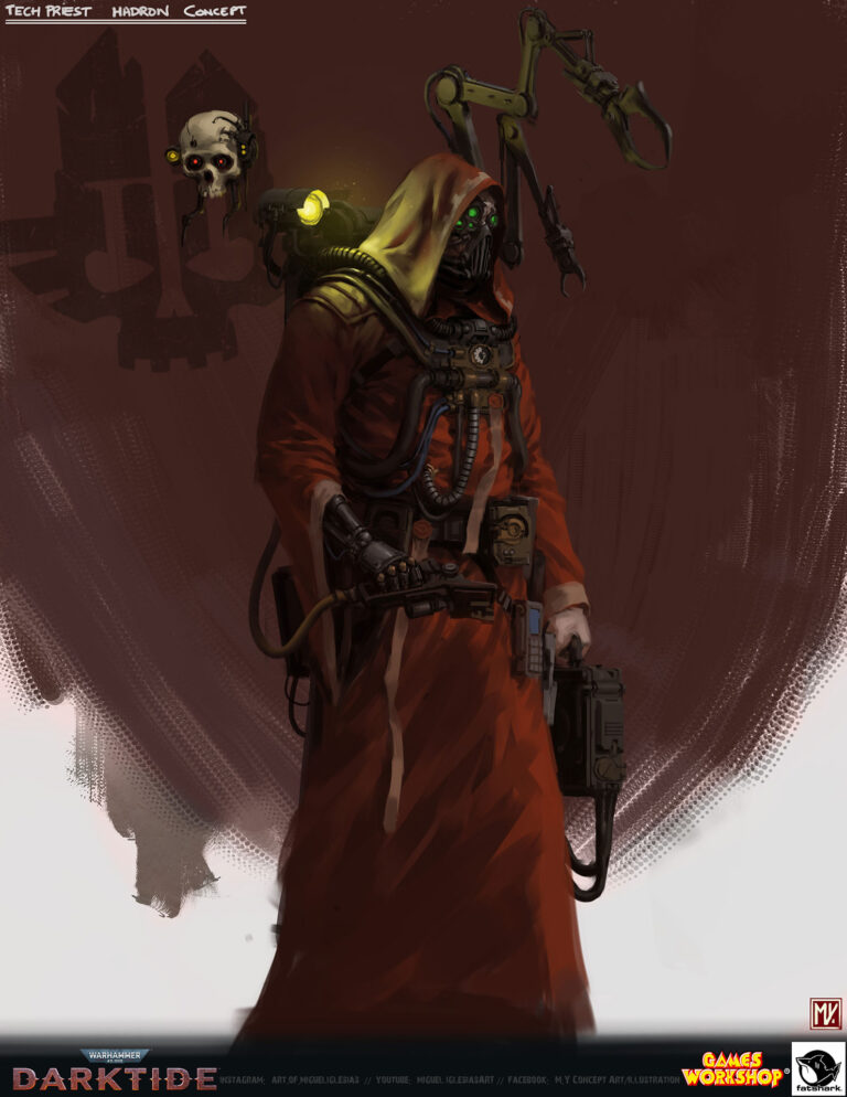 Tech-Priest Hadron by Miguel Iglesias 