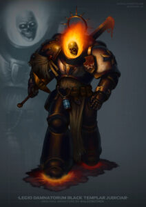 Black Templar Judiciar by Javier Quintana