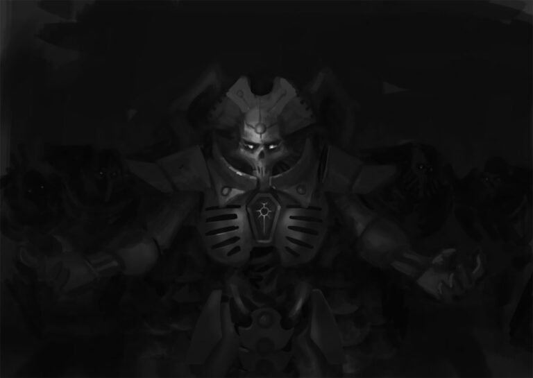 Necron Lord by Gij Arentz 