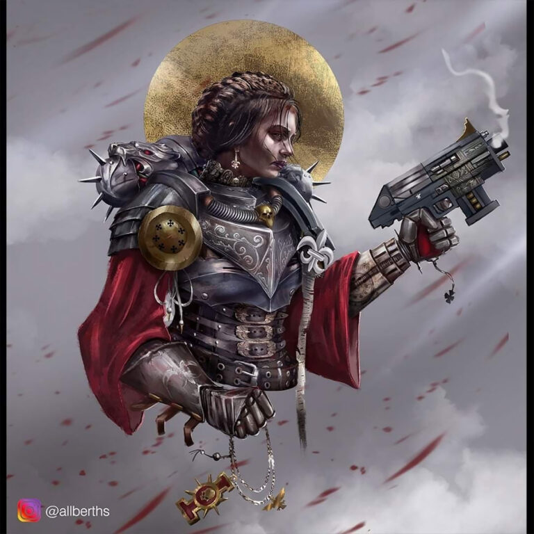 Adepta Sororita by Albert Sargsyan 