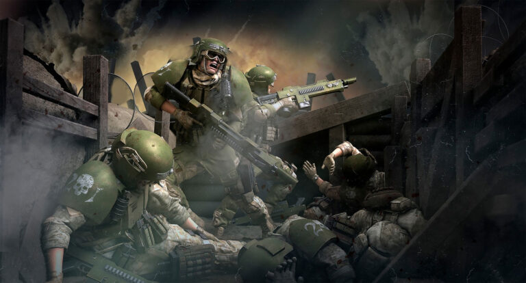 Cadian Shock Troops by Dmitriy Mironov 