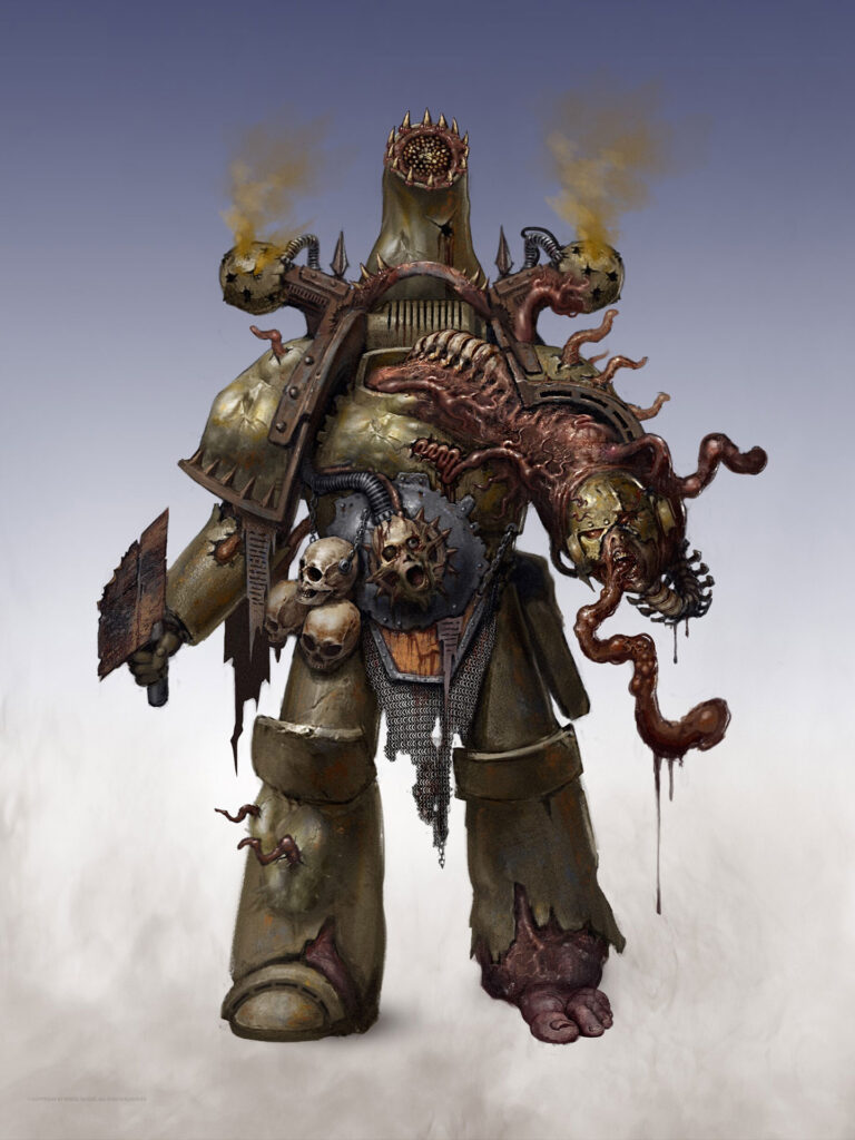 Chaos Space Marine by Bruce Yu 