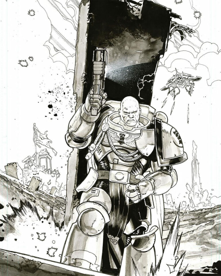 Chapter Master Valrak by Andrei Bressan 