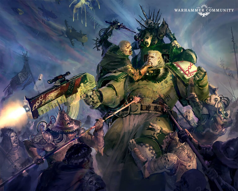 Death of Space Marine by Lewis Jones Death of Space Marine by Lewis Jones