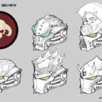 Exorcists Helmets by Yan Vereskov (falkirth_yan_vereskov)
