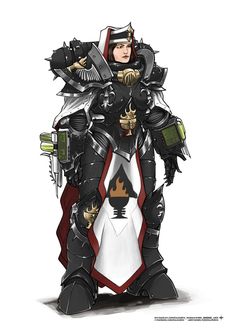 Hospitaller Sororitas by Yan Vereskov Hospitaller Sororitas by Yan Vereskov