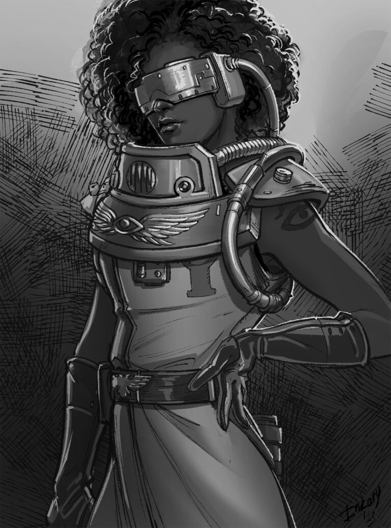 Imperial Psyker by Inkary 