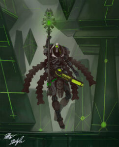 Necron Lord by Peter Balogh