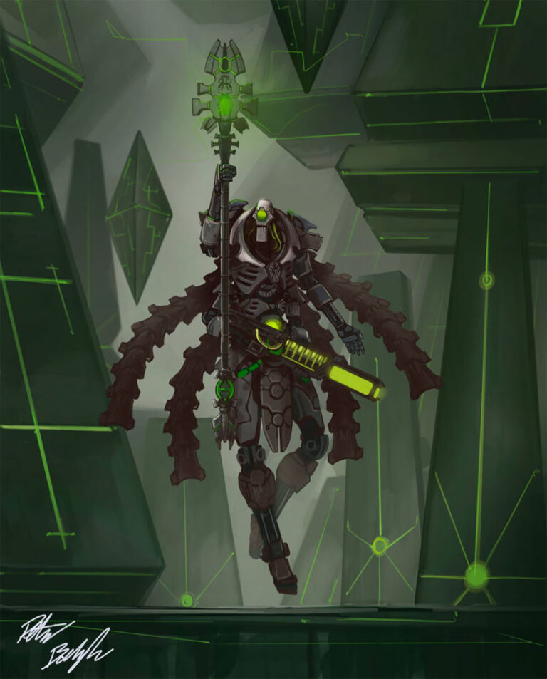 Necron Lord by Peter Balogh 