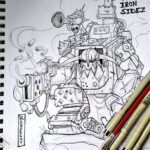 ‘Ol Iron Sidez by Rob Specht (R. Specht | RSpechtArt)