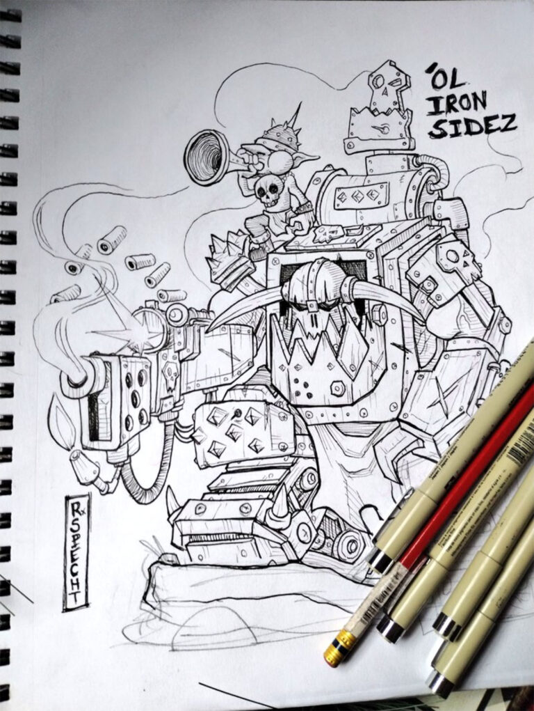‘Ol Iron Sidez by Rob Specht 