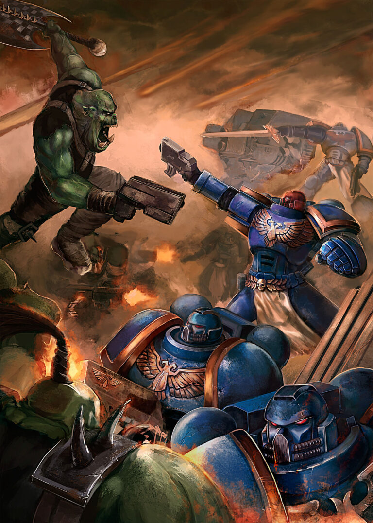 Orks vs Ultramarines by Joel Solves Pérez Orks vs Ultramarines by Joel Solves Pérez