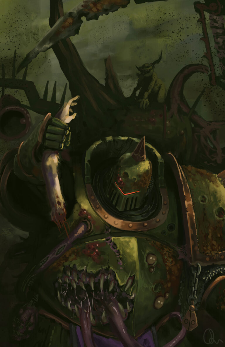Plague Marine by Maciej Dzięcioł 