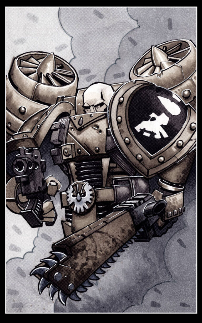 Pre-heresy Blood Angel by D. Forrest 