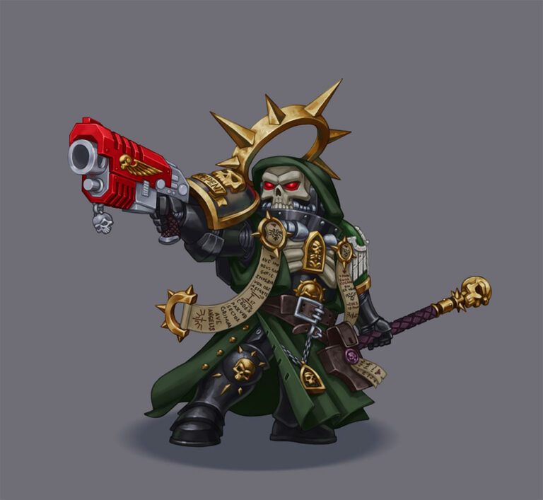 Primaris Chaplain by Alexandr Erohov 
