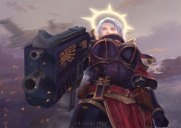 Glorious Sisters of Battle by Edric Luffie 