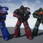 Space Marine Lineup by Stefano Bernardi (Stefano | ste_bernaz | Zappo79)