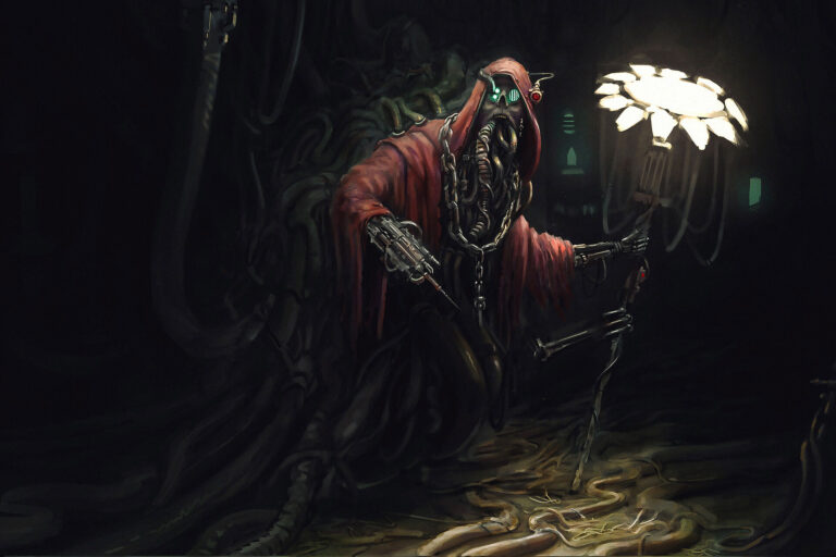 Tech-Priest by Ewan Lines-Cleland 