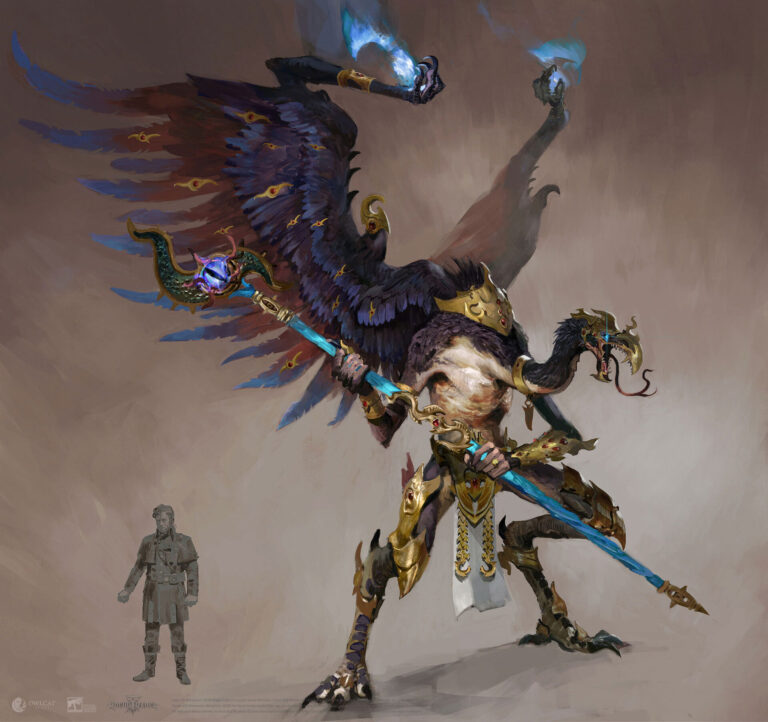 Tzeentch Daemon by Valeriy Vegera 