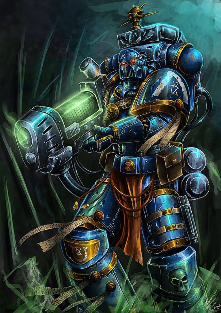 Ultramarine Devastator by Brilliane Feldo 