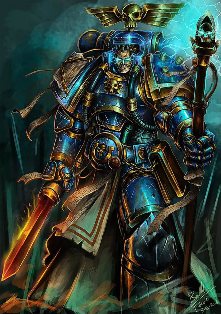 Ultramarine Librarian by Brilliane Feldo Ultramarine Librarian by Brilliane Feldo