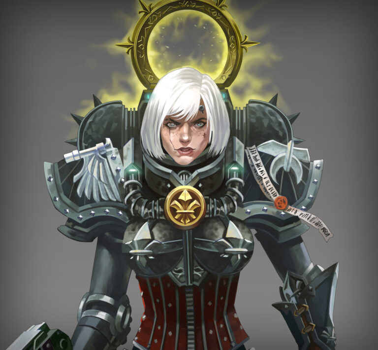 Adepta Sororitas by David Hueso 