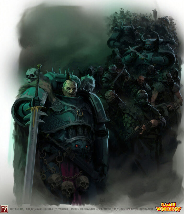 Alpha Legion Champion by Miguel Iglesias 