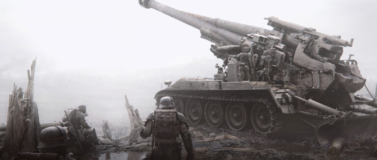 Artillery Battery by Jordi van Hees